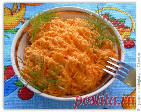 Салат из моркови с чесноком.   &gt;&gt;&gt;&gt;&gt;&gt;&gt;