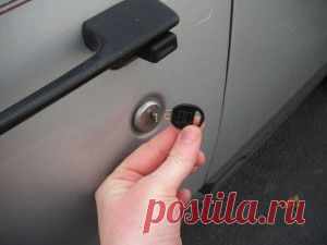 Если ключ обломился в замочной скважине