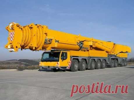Самый большой в мире передвижной кран -  Liebherr LTM 11200−9.1 (&quot;Мамонт&quot;). Его родина -  Германия. Он является самым высоким  / Изучение немецкого языка
