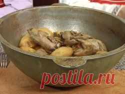 Фаршированные перепелки с картофелем По-герасимихински (рецепты: Званый ужин) - рецепты с фото