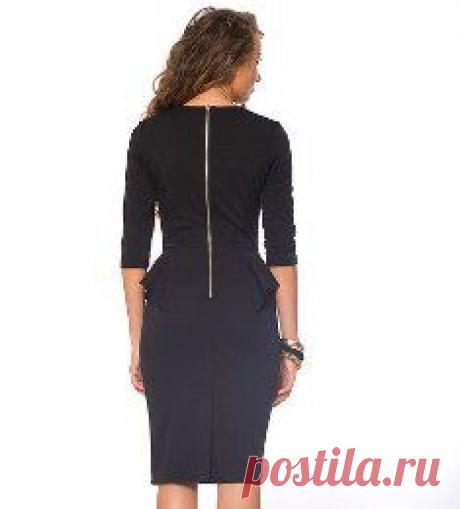 Как вшить металлическую молнию в платье или юбку