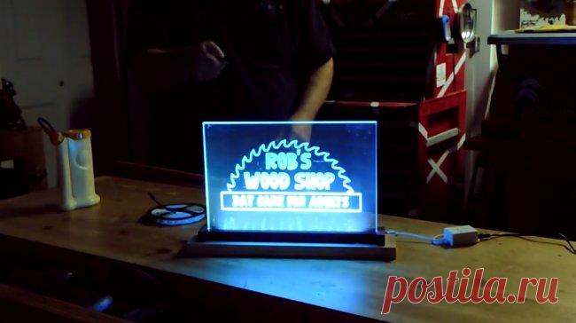 Светодиодная подсветка плексигласа