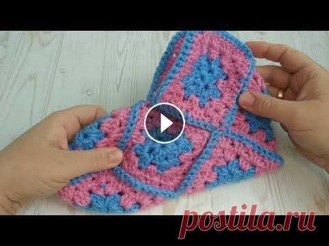 Тапочки крючком из 