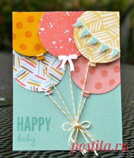 Идеи ярких открыток на день рождения — Поделки с детьми