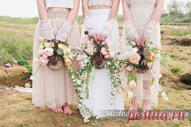 Свадебные платья в стиле Бохо - 50 красивейших фото