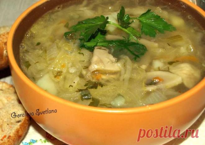 (18) Щи из квашеной капусты с шампиньонами - пошаговый рецепт с фото. Автор рецепта Gorelova Svetlana 🏃‍♂️ . - Cookpad