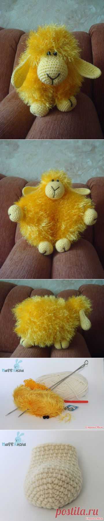 Вяжем диванную подушку овечку (идея для подарка на НГ в 2015 году) | Варварушка-Рукодельница