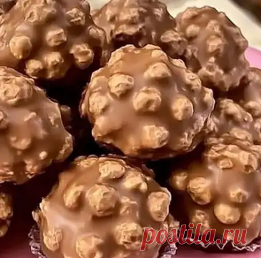 Готовим трюфели Ferrero Rocher