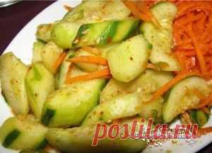 Бесподобно вкусные огурчики по-корейски за 4 часа