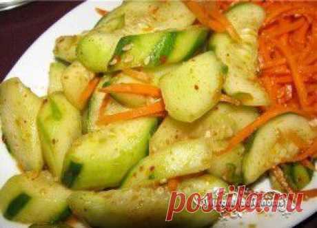 Бесподобно вкусные огурчики по-корейски за 4 часа
