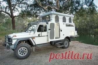 Earthcruiser Escape: Гелендваген для кругосветного путешествия (10 фо Escape — это название нового экспедиционного автомобиля от австралийского ателье EarthCruiser Overland Vehicles Pty. Ltd. В его основе — Mercedes-Benz