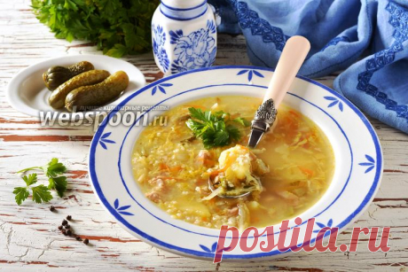 Щи с солёными огурцами  Щи из солёных огурцов