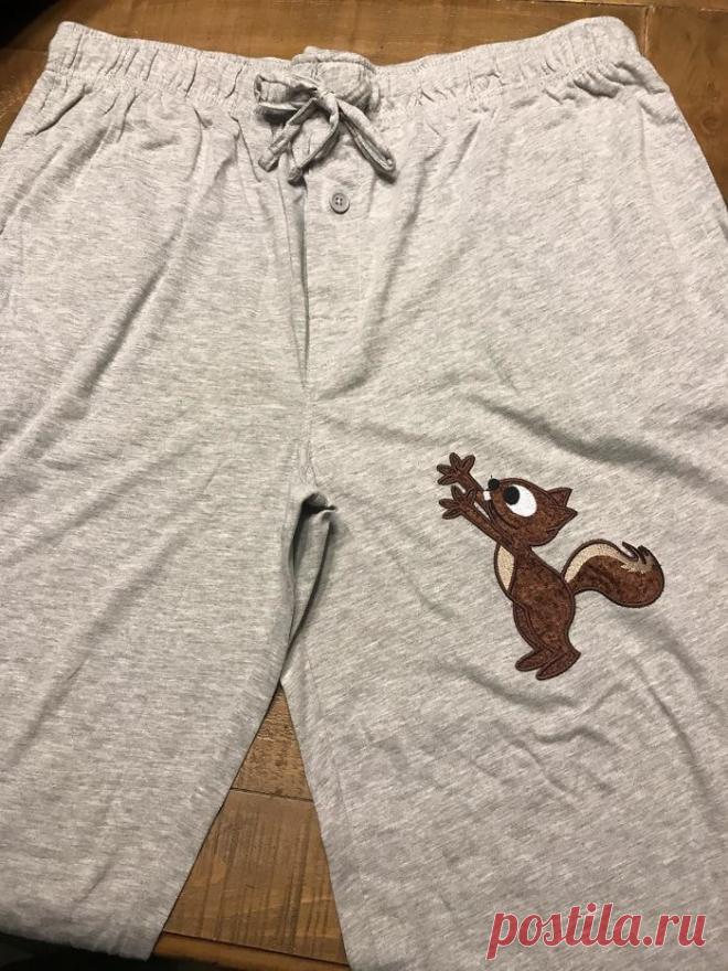 Брюки с белочкой...