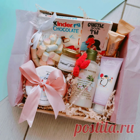 Подарочный набор девушке на 14 февраля бьюти бокс купить на OZON по низкой цене (904335596)