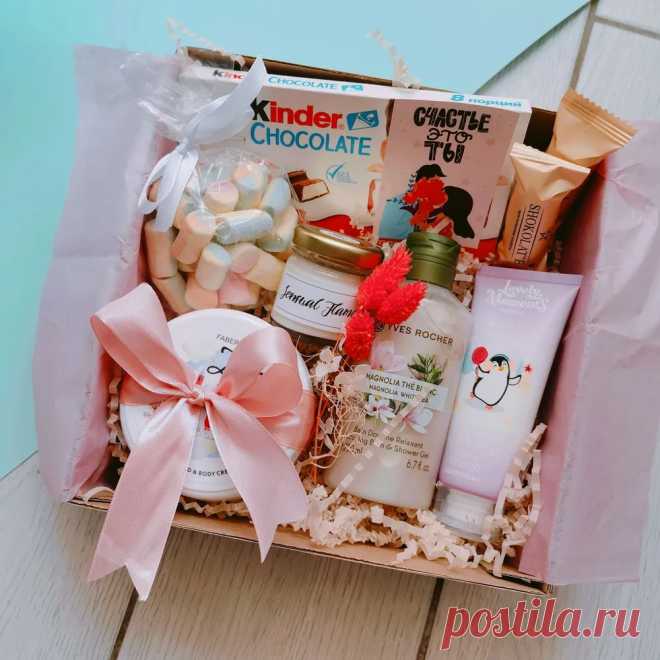 Подарочный набор девушке на 14 февраля бьюти бокс купить на OZON по низкой цене (904335596)