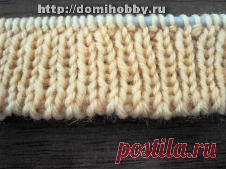 Итальянский способ набора петель спицами » ProstoDelkino.com - поделки своими руками.