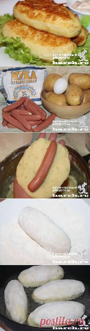 Сосиски в картофельном пюре