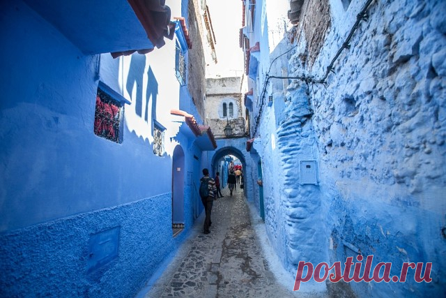 Голубой город Шефшауен (Chefchaouen) в Марокко