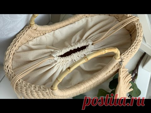 ❗️ТОП ПО ЗАКАЗАМ 🤩 Сумка-КОРЗИНА 😍🔥 из трикотажной пряжи крючком!