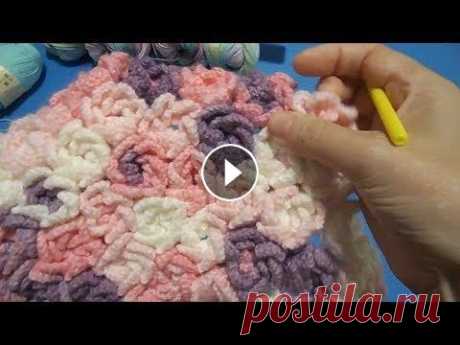 Японский коврик. МК-2. Мотив &quot;розочка&quot; МК-1 здесь: Выставка работ зрителей канала: Помощь каналу: карта Сбербанка - 4817 7602 0863 2129 Instagram:...