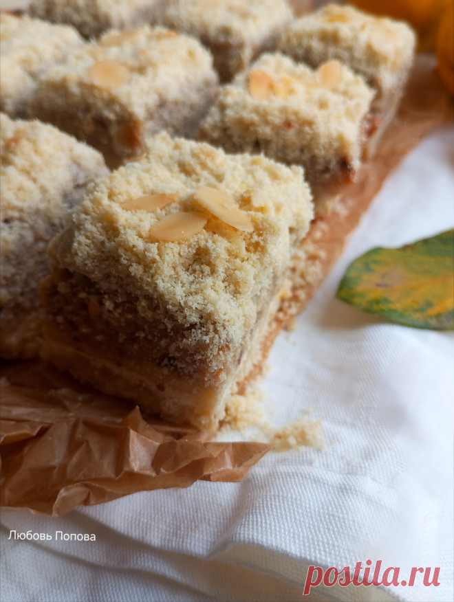 Насыпной пирог с творогом, айвой и грецкими орехами 325 ккал рецепт с фото пошаговый от Любовь Попова - Овкусе.ру