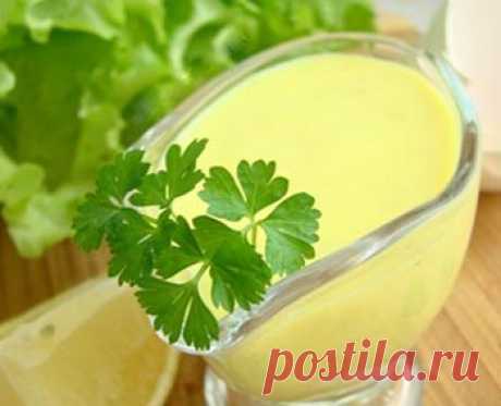 Лимонный соус с эстрагоном