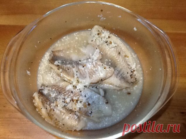 Тушенная рыбка на скорую рукув микроволновке