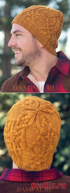 Мужская вязаная шапка «Montgolfier» | DAMские PALьчики. ru