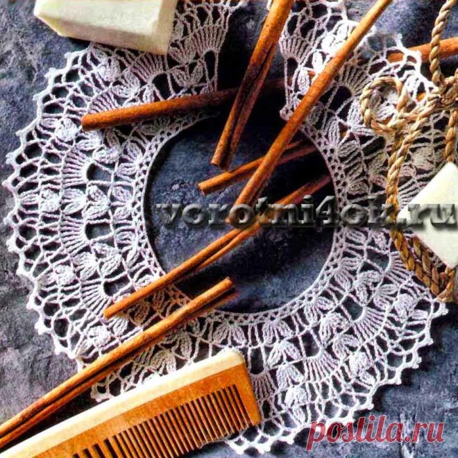 Воротник Ажурные веточки