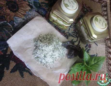 Базиликовая соль – кулинарный рецепт