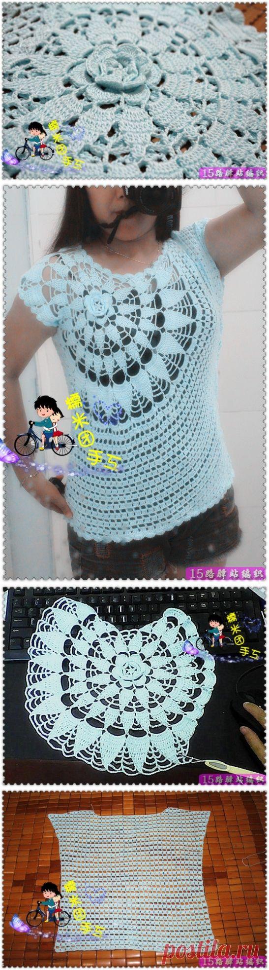 "Группа Райс работает" - рябь - улучшенная версия | Вязание крючком подробная площадь учебник - 15 Road Inn