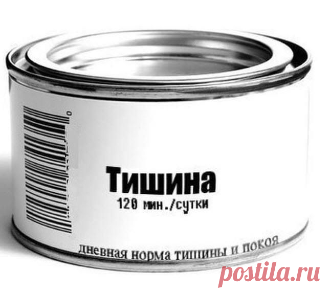 Дневная норма тишины и покоя. Всё,что её превышает - излишек!