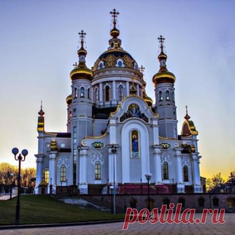 ...Храм Петра и Февроньи.   Город Донецк