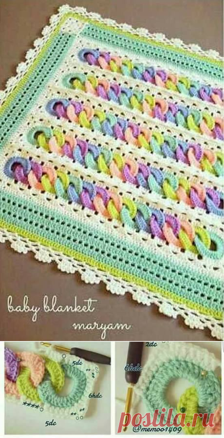 КРАСИВЫЙ, ЦВЕТНОЙ КОВРИК ИЗ КОЛЕЧЕК