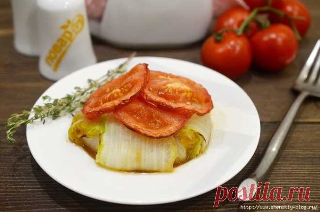 ВКУСНОЕ И ПОЛЕЗНОЕ БЛЮДО - РЫБА, ЗАПЕЧЕННАЯ В ЛИСТЬЯХ ПЕКИНСКОЙ КАПУСТЫ!