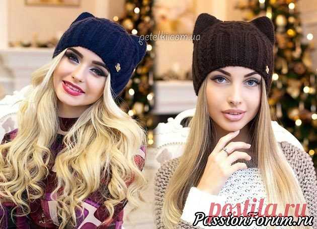 Женская шапка 