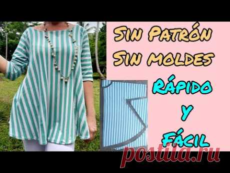 Cómo Hacer Una Blusa Fácil y Bonita