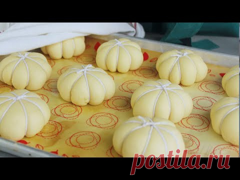 Такие БУЛОЧКИ вы НИКОГДА не пробовали! Вкуснейшие Тыквенные Булочки которые порадуют Родных