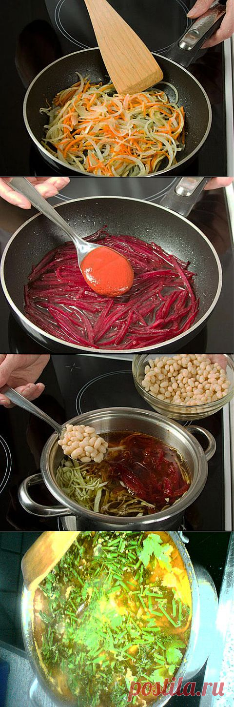 (+1) тема - Борщ постный с грибами | ВКУСНО ПОЕДИМ!