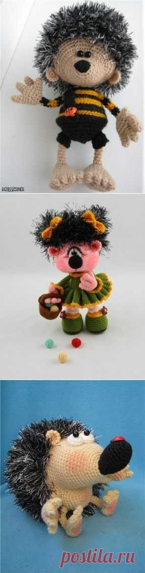 Вязаные ёжики