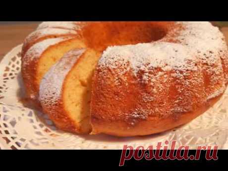 Очень простой и вкусный КЕКС!  Все смешали и в духовку! Рецепт без миксера. Из простых продуктов.