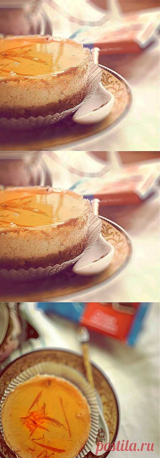 Апельсиновые мини-чизкейки из обычного творога.