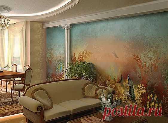 Фрески в интерьере