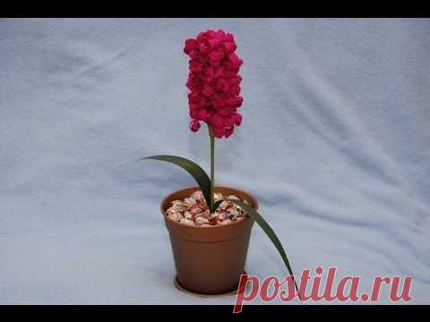 Гиацинт из конфет. мастер класс. | Страна Мастеров