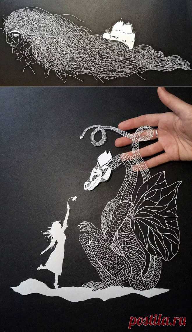 Бумажное творчество художницы Maude White