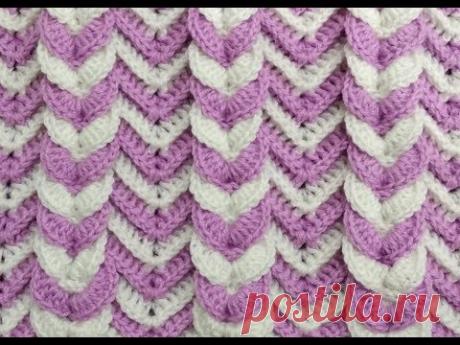 Узор крючком / Crochet pattern - YouTube