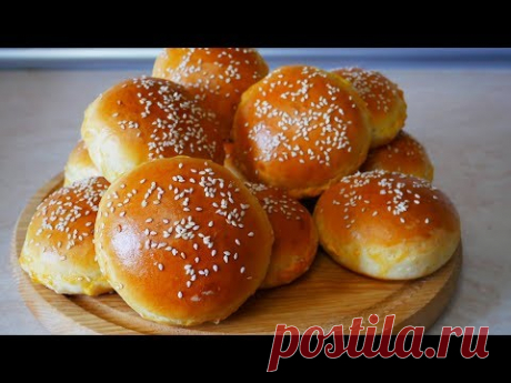 Булочки с капустой СОЛНЕЧНЫЕ дрожжевое тесто на ВОДЕ вкусная домашняя выпечка