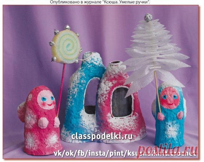 Рождественские ангелочки. - Поделки к Рождеству и Новому Году - Поделки к праздникам - Каталог статей - Классные поделки