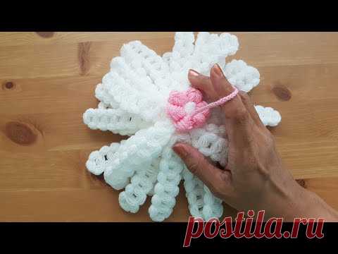 KENDİ TASARIMIM OLAN ÇİÇEKLİ PONPON LİF YAPILIŞI