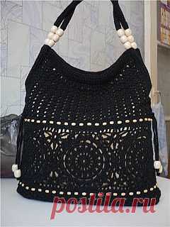 Как связать крючком сумку : Вязание для начинающих